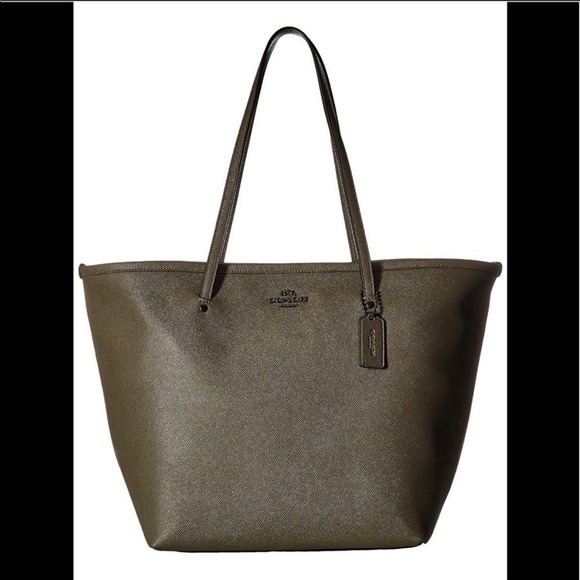 Coach Crossgrain Tote DK/Surplus - Picture 11 of 16